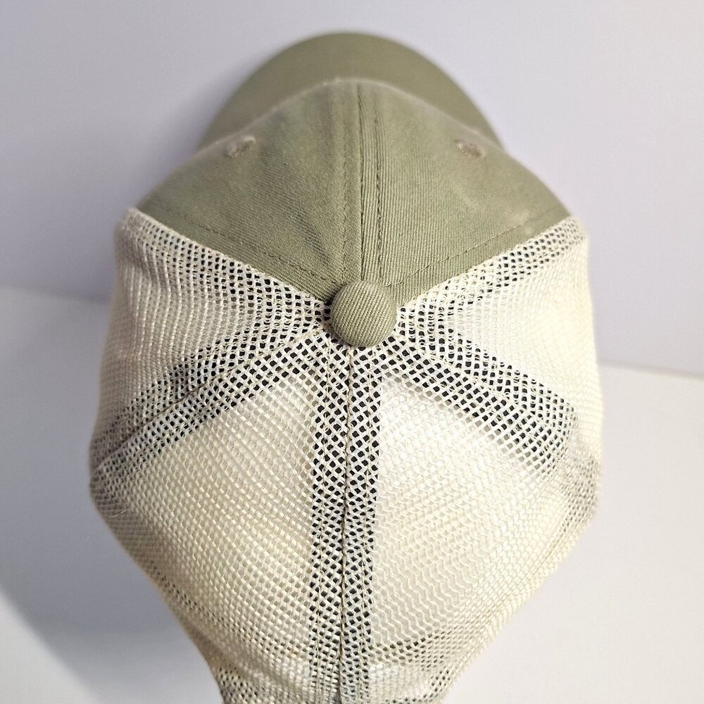Olive Green Tractor Supply Mesh Trucker Hat Adjustable Snapback Baseball Cap - Picture 9 of 10